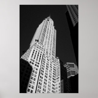 Poster Chrysler Building New York Amérique