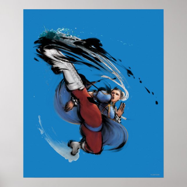 Poster Chun-Li Kick (Devant)