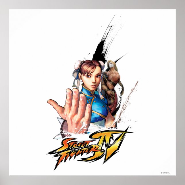 Poster Chun-Li Vs. Vega (Devant)