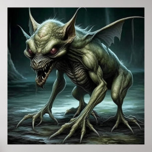 Poster Chupacabra - Monstres ou animaux en cristaux