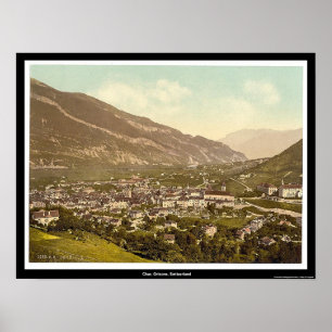 Poster Chur, Grisons, Suisse