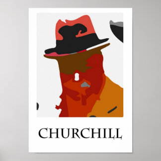 Poster churchill