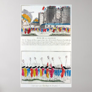 Poster Chute de la Bastille