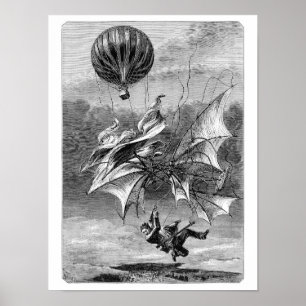 Poster Chute de l'Homme Volant