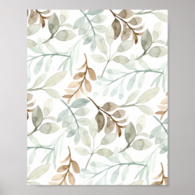 Poster Chute des feuilles (Devant)