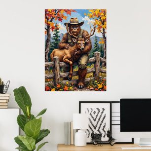 Poster Chute vibrante : Sasquatch et le Stag