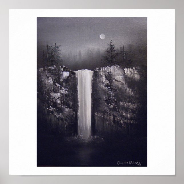 Poster Chutes au clair de lune (Devant)