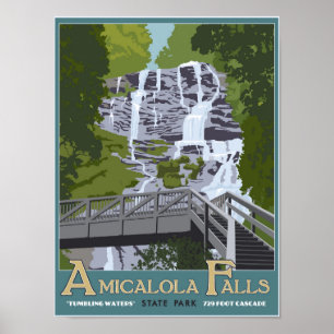 Poster Chutes d'Amicalola