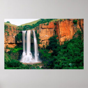 Poster Chutes de la rivière Elands, Mpumalanga, Afrique d