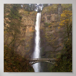 Poster Chutes de Multnomah, Oregon