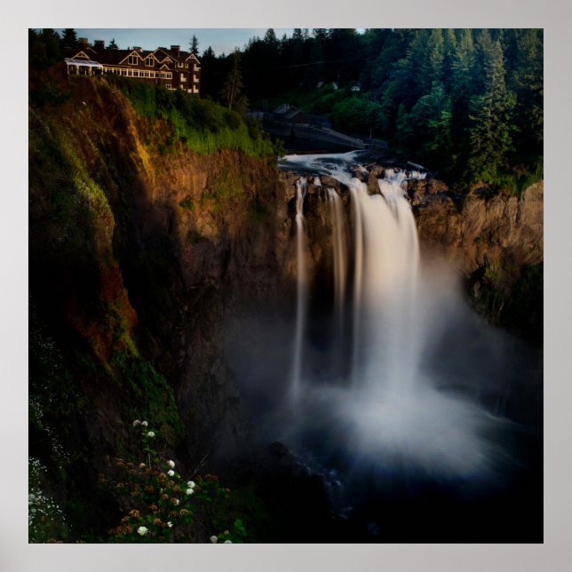 Poster Chutes de Snoqualmie (Devant)