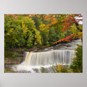 Poster Chutes de Tahquamenon à l'automne