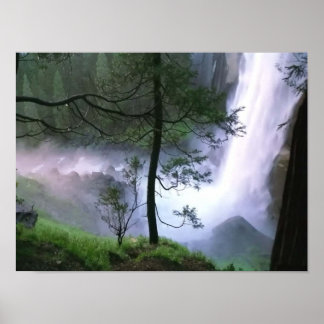 Poster Chutes Glacier