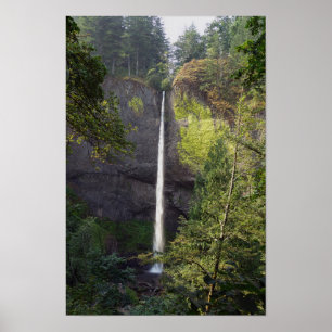 Poster Chutes Latournell, Gorge du fleuve Columbia, Orego