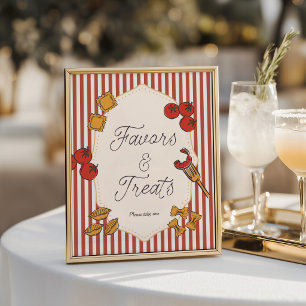 Poster Ciao Bambino Faveurs et Friandises Italiennes