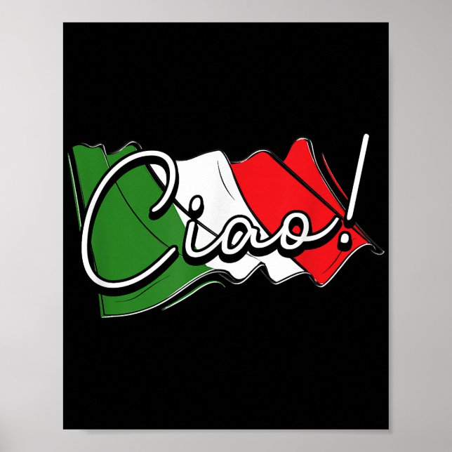 Poster Ciao ! - Scooter Venise italien et européen et La (Devant)