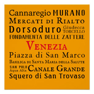Poster Ciao Venezia !