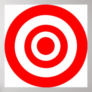 Poster Cible Bullseye