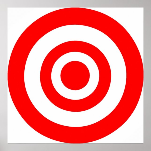 Poster Cible Bullseye (Devant)