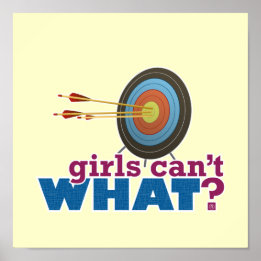 Poster Cible de tir à l'arc