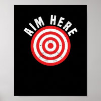 Cible ici Darts Player Bullseye cible Darboard