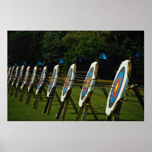 Poster Cibles de tir à l'arc près de Brentwood, Essex, Ro