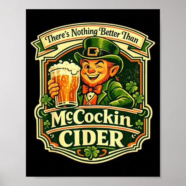 Poster cidre Mccockin (Devant)