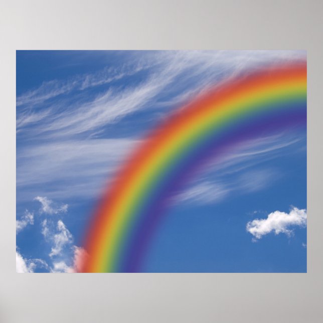 Poster Ciel arc-en-ciel (Devant)