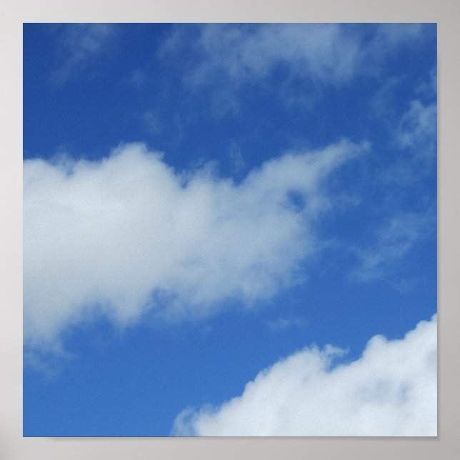Poster Ciel bleu (Devant)