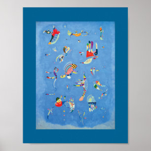 Poster Ciel bleu par Wassily Kandinsky