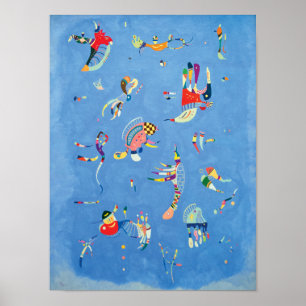 Poster Ciel bleu par Wassily Kandinsky