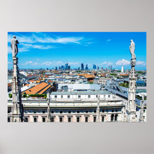 Poster Ciel de Milan