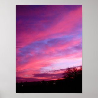 Poster ciel nocturne