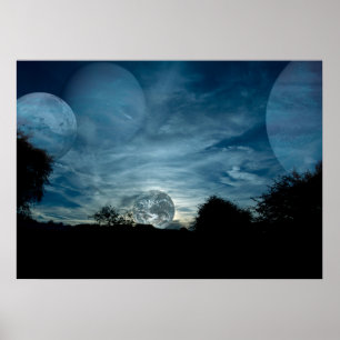 Poster Ciel nocturne