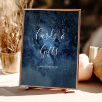 Ciel nocturne céleste | Panneau Cartes et Cadeaux