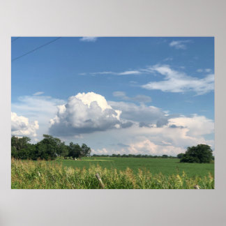 Poster Ciel nuageux