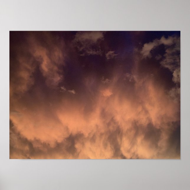 Poster Ciel orageux (Devant)