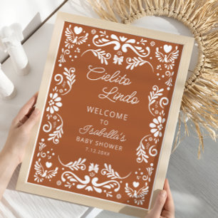 Poster Cielito Lindo Baby shower mexicain Bienvenue