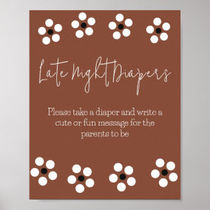 Poster Cielito Lindo Baby shower mexicain couche de jeu