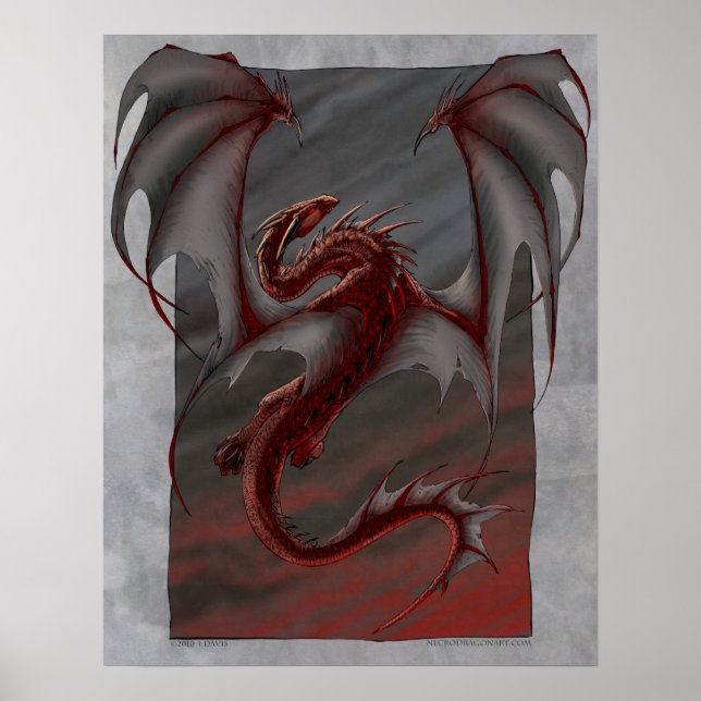 Poster Ciels rouges (Devant)