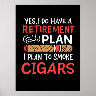 Poster Cigar Lover | Je Prévois De Fumer Des Cigares