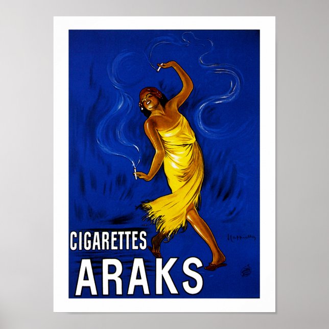 Poster Cigarettes Araks (Devant)