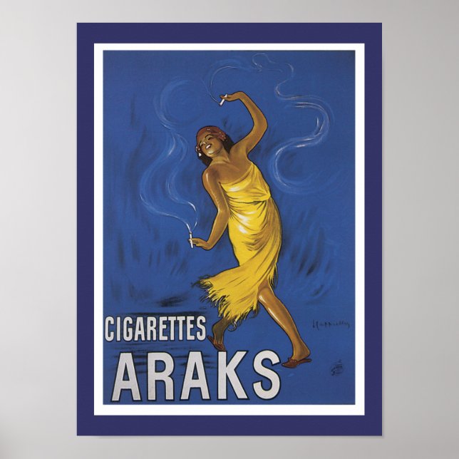 Poster Cigarettes Araks Publicité (Devant)