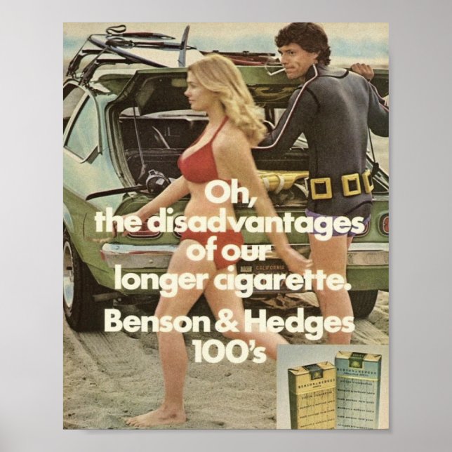 POSTER CIGARETTES LONGUES (Devant)