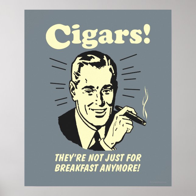 Poster Cigars : Plus Que Le Petit Déjeuner (Devant)