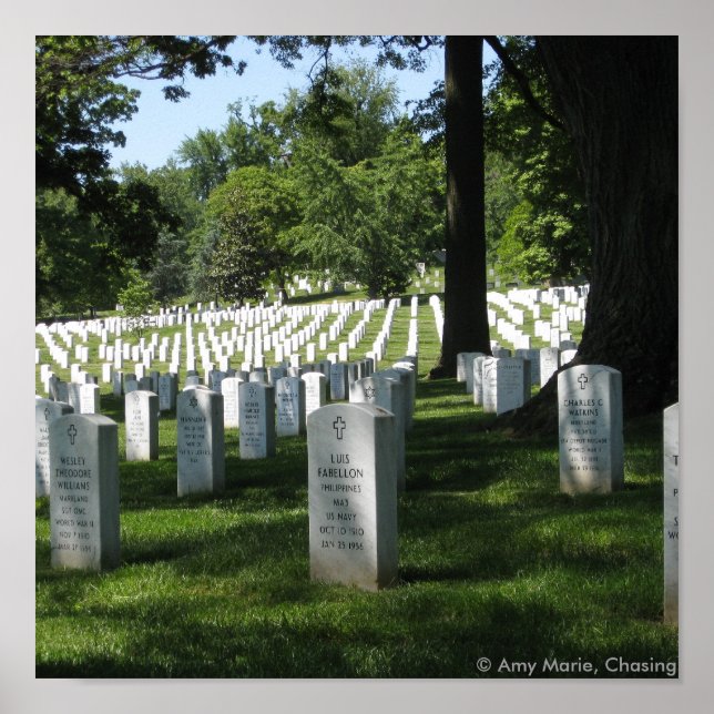 Poster Cimetière d'Arlington (Devant)