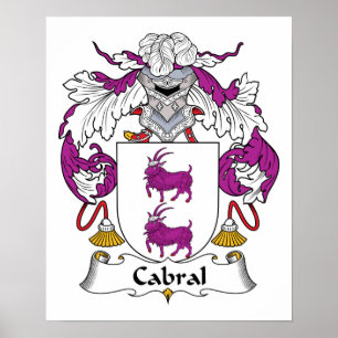 Poster Cimier de la famille Cabral