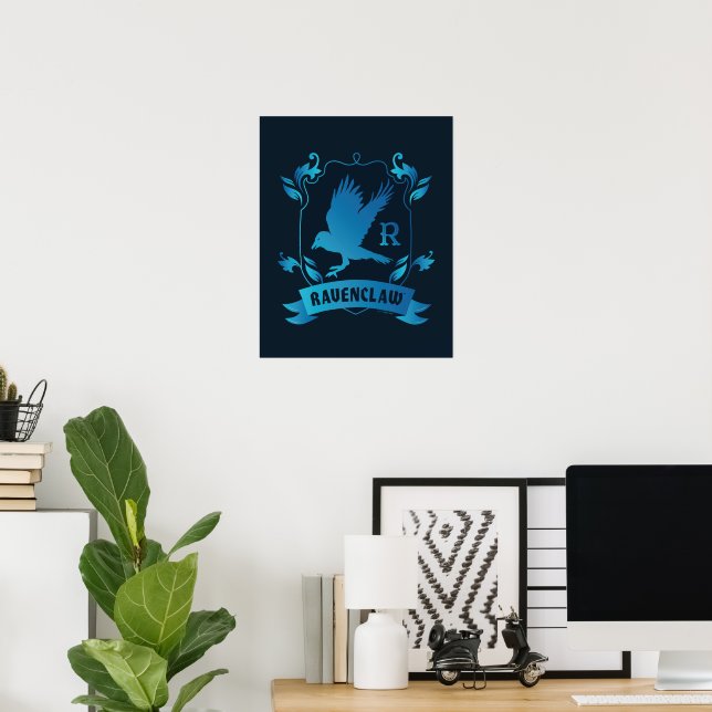 Poster Cimier de maison ORNÉ RAVENCLAW™ (Bureau à domicile)