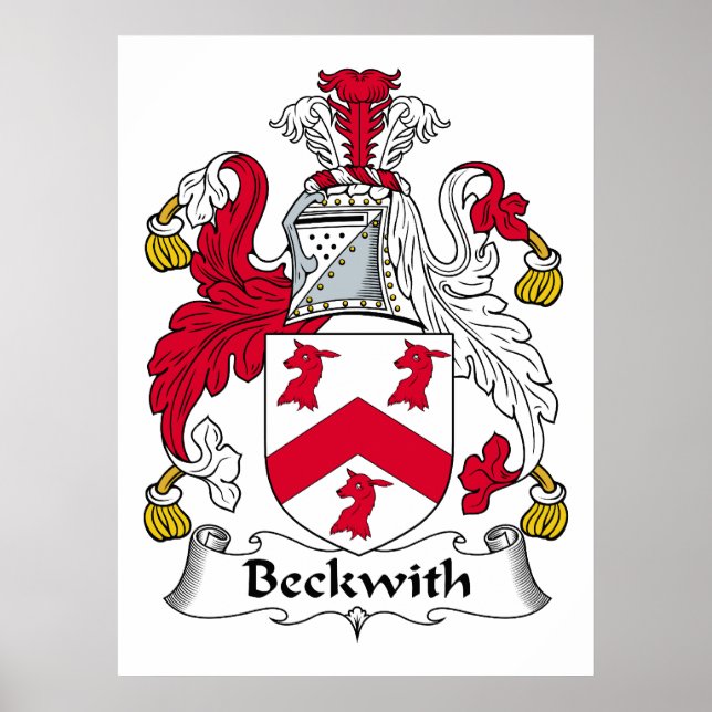 Poster Cimier Familial Beckwith (Devant)