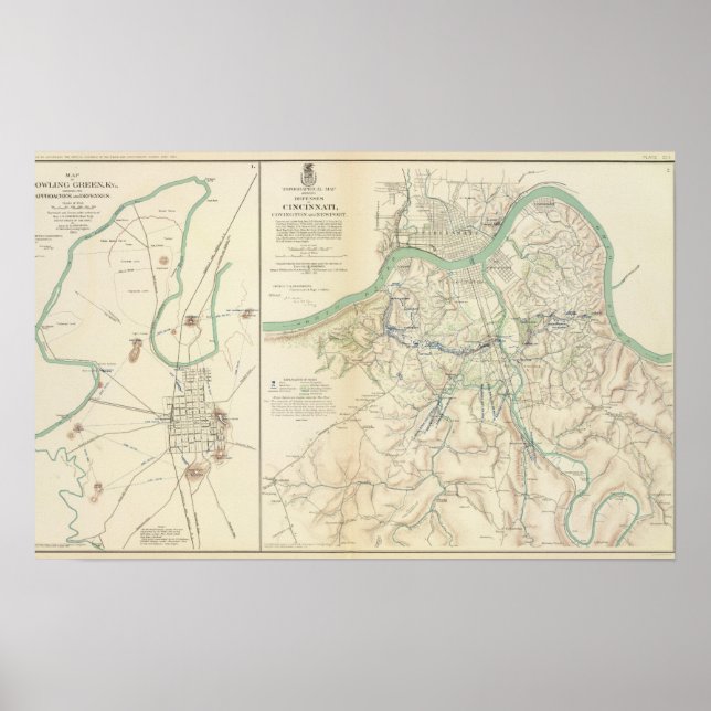 Poster Cincinnati, Covington, Newport (Devant)